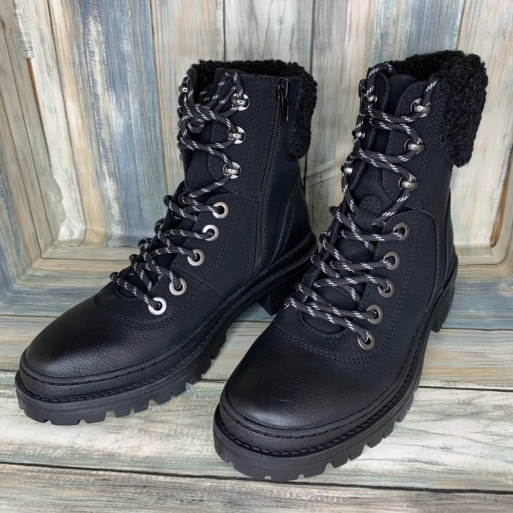 Steve Madden Keystone Boot faux fur lace up ✅ - Picture 2 of 10